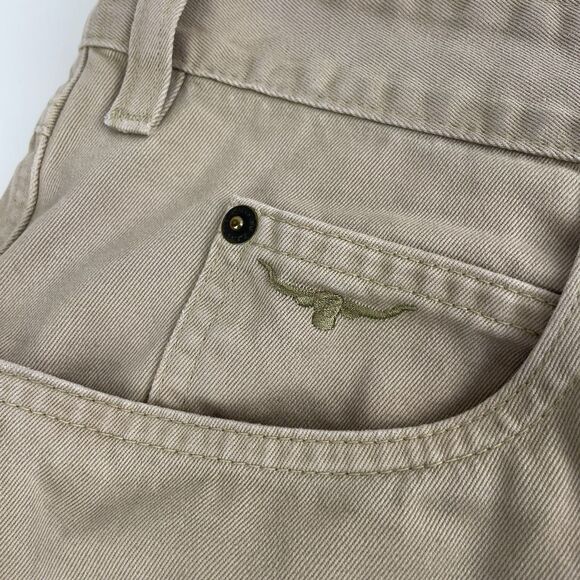 RM Williams Pants Mens 38x29 Tan Khaki Regular Straight Chino Linesman Australia - Picture 9 of 15